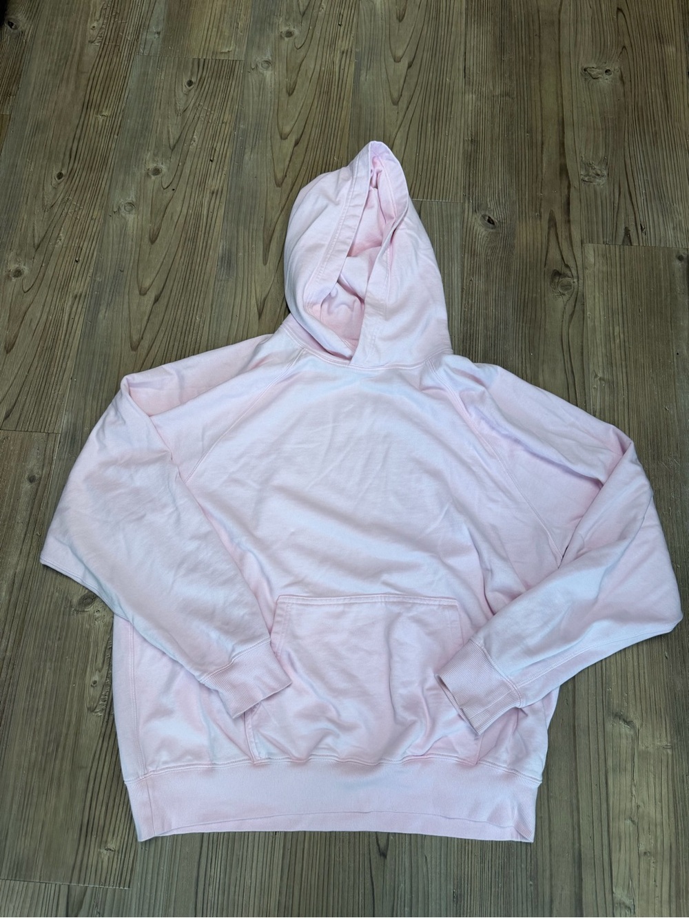 Aritzia Light Pink Sweatfleece Hoodie